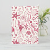 Zeeshells in Viva Magenta - Kleur van het jaar 202 (Staand voorkant)