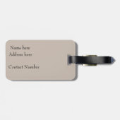 Zeeshells op de strand bagagelabel (Achterkant horizontaal)