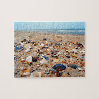 Zeeshells op de strand Puzzle Legpuzzel