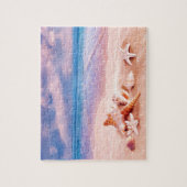 Zeeshells op het Zee Beach Legpuzzel (Verticaal)