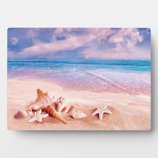 Zeeshells Zee Beach Fotoplaat (voorkant)