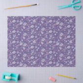 Zeeshells Zee Shell Nautical Pattern Violet Paars Tissuepapier (Craft)