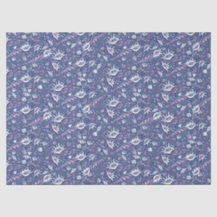 Zeeshells Zee Shell Nautical Pattern Violet Paars Tissuepapier