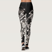 Zeeshells zwart-wit leggings (Achterkant)