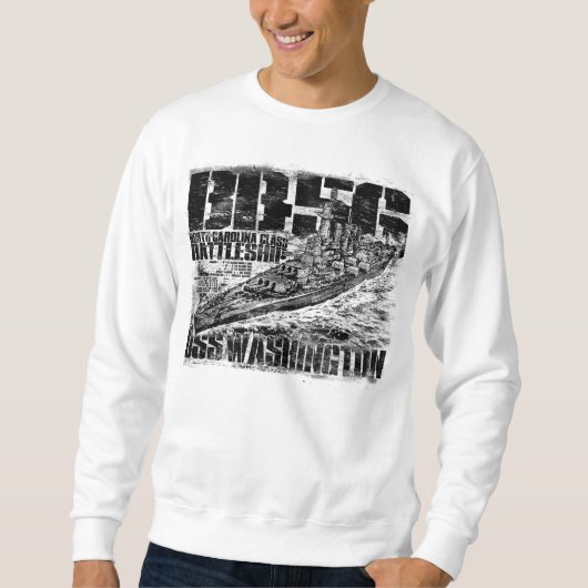 Zeeslag Washington Pullover Sweatshirt (Voorkant)