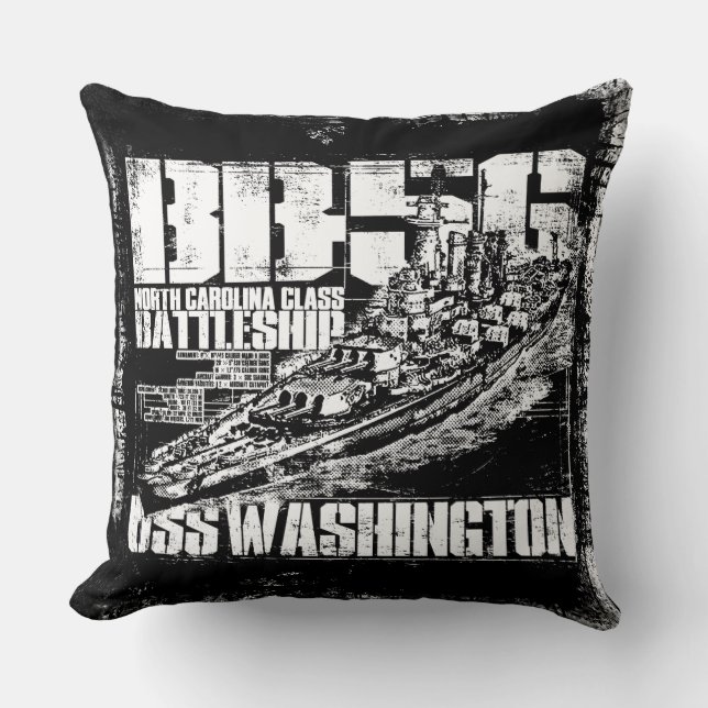 Zeeslag Washington Sierkussen (Voorkant)