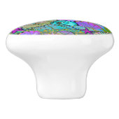 Zeeslagers en zeeplanken Roze Sparkly Sparkles Keramische Knop (Zijkant)