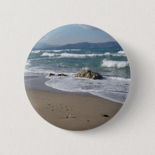 Zeeslagje/pin Ronde Button 5,7 Cm