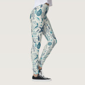 Zeesleppels, wit leggings (Rechts)
