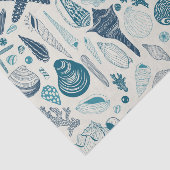 Zeesleppels, wit tissuepapier (Detail)