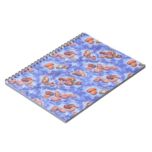 Zeesoep, golven, kieuwen notitieboek (Linkerzijde)