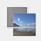Zeesoever in de winter, kust van Oregon Magneet (Voorkant / Achterkant)