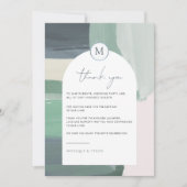 Zeesoortglas | Weddenstabel - Hartelijk dank Bedankkaart (Voorkant)