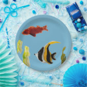 Zeesoside Aquatic Fish Papieren Bordje (Feest)