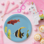 Zeesoside Aquatic Fish Papieren Bordje (Feest)