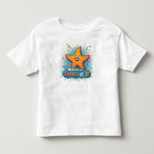 Zeester 3e verjaardag Golven maken op je 3e Kinder Shirts