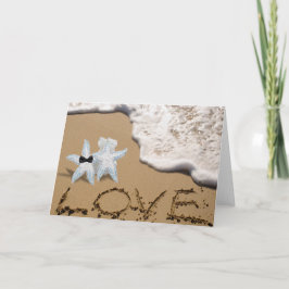 Zeester bruid bruidegom kaart