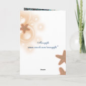 Zeester bruiloft HARTELIJK DANK #2 Bedankkaart (Achterkant)