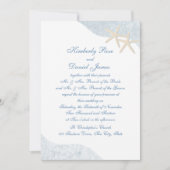 Zeester bruiloft kaart (Voorkant)