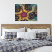 Zeester Canvas Afdruk (Insitu (Slaapkamer))