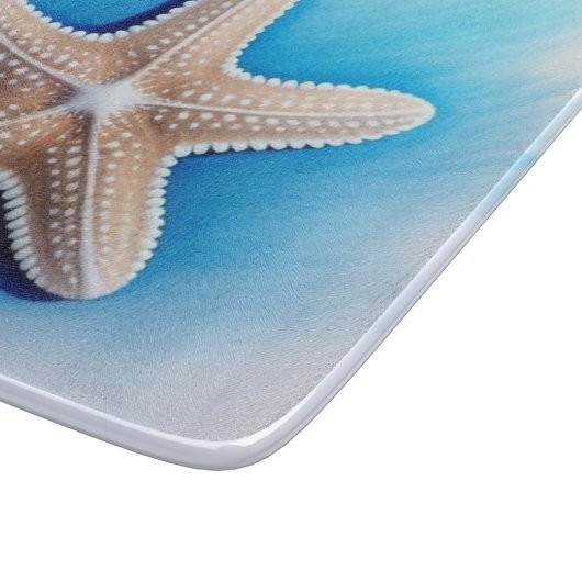 Zeester Crayon Tekening Snijplank (Hoek)