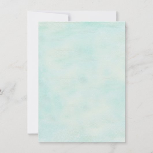 Zeester en kant zoet 16 kaart (Achterkant)