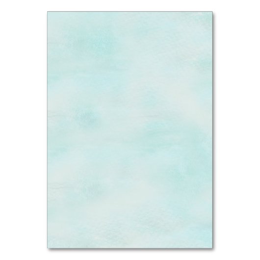 Zeester en lint Plaats tafel Kaart (Achterkant)