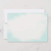 Zeester en lint platte Kaart Dank u (Achterkant)