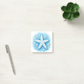 Zeester in blauw post-it® notes (Kantoor)
