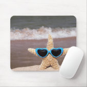 zeester in een bikini muismat (Met muis)