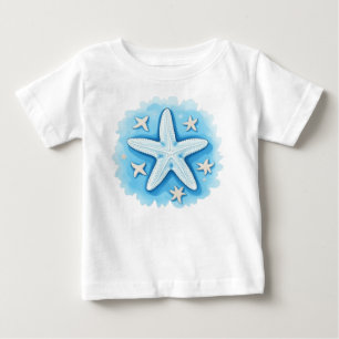Zeester in het blauw
