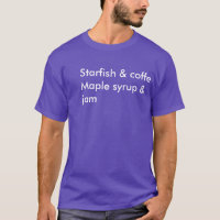 zeester, koffiezetsiroop en jam