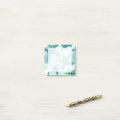 Zeester Naadloos Patroon Post-it® Notes (Op bureau)