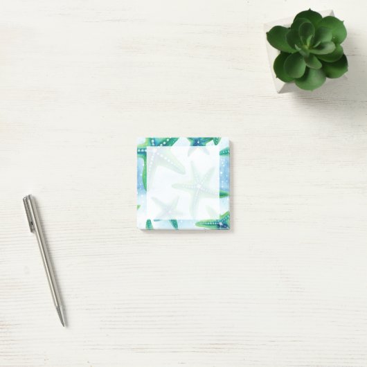 Zeester Naadloos Patroon Post-it® Notes (Kantoor)