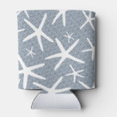 Zeester Navy Blue Florida Beach Bachelorette Blikjeskoeler (Achterkant)