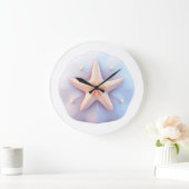 Zeester op een unieke-vormige steen grote klok (Huis)