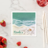 Zeester op het strand Blauwgroen Zee Water Ocean P Servet (Insitu)