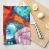 Zeester Seashells Beach Kust Nautisch Abstract Theedoek (Quarter Fold)