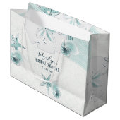 Zeester Shellen Moderne Elegante Strand Bruiloft F Groot Cadeauzakje (Voorkant Gekanteld)