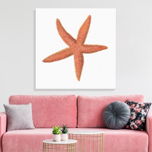Zeester - Sherman Denton Fish Lithograph Canvas Afdruk (Insitu (Woonkamer))