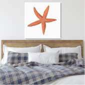 Zeester - Sherman Denton Fish Lithograph Canvas Afdruk (Insitu (Slaapkamer))