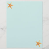 Zeester, Zeemeermin en Octopus Briefpapier (Achterkant)