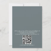 Zeester Zeeschelpen Tropisch Strand QR Code Huweli Kaart (Achterkant)