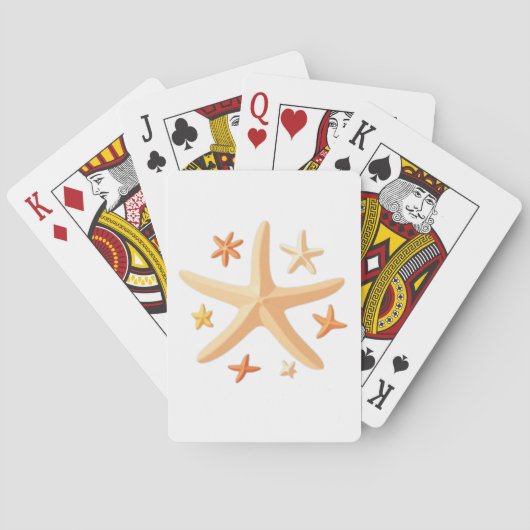Zeesterren en de Kleine Ones Pokerkaarten (Achterkant)