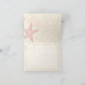 Zeesterren kust Dank u Bedankkaart (Binnen)