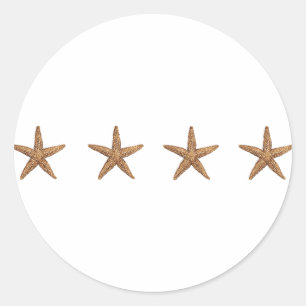 Zeesterren - Noord-Zee Star Ronde Sticker
