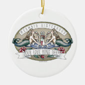 Zeesterschap — zeebodem met thema keramisch ornament (Voorkant)