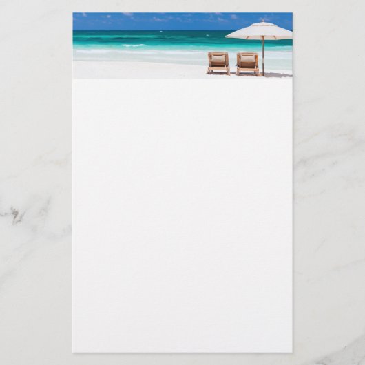 Zeestrand Briefpapier (Voorkant)