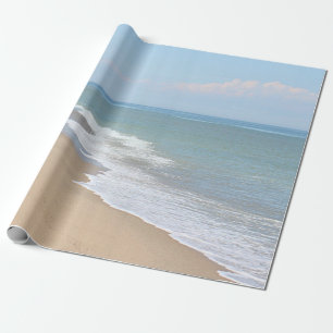Zeestrand en golven cadeaupapier