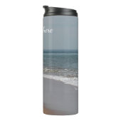 Zeestrand en golven thermosbeker (Geroteerd rechts)